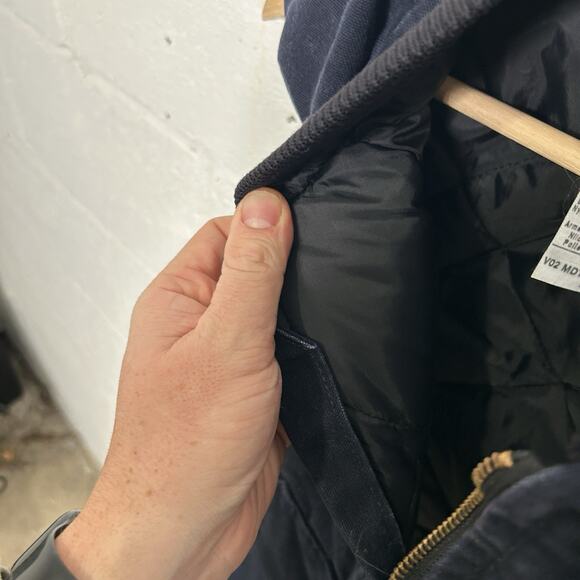 Vintage Carhartt Quilt-Lined Artic Vest “Midnight Blue” V02 MDT - Picture 7 of 8